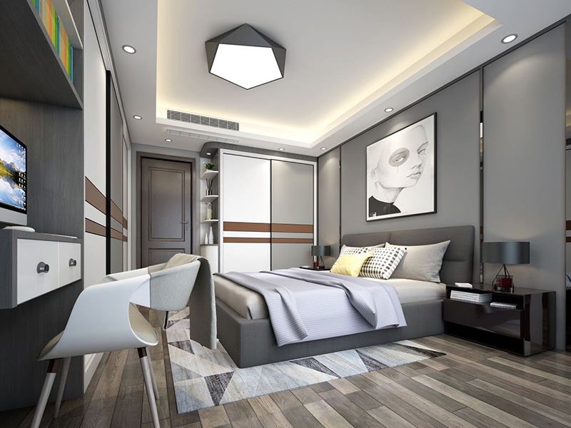 佛山市龍光天宸現(xiàn)代簡約風(fēng)格三居室裝修案例