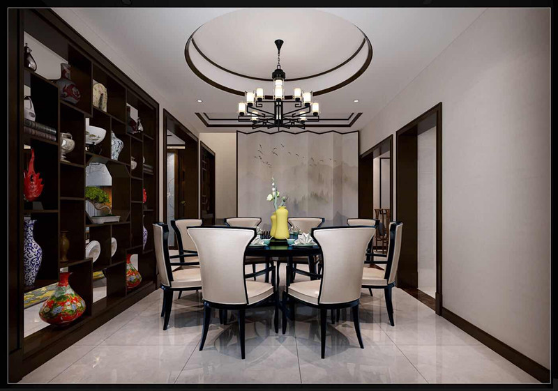 合肥市新錦成&middot;拾光云錦新中式風格別墅裝修案例