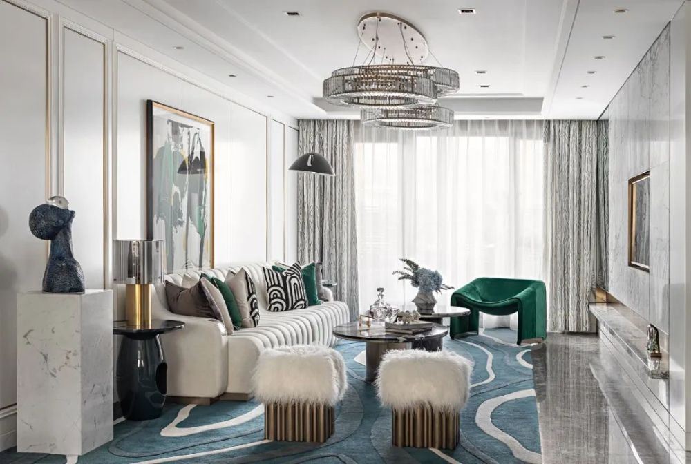 楚雄彝族自治州撥云壹號公館輕奢風格別墅裝修案例