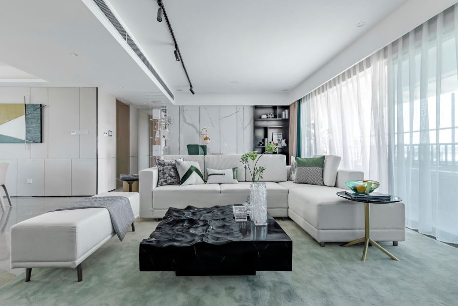 江門市碧桂園山水豪園輕奢風(fēng)格四居室裝修案例