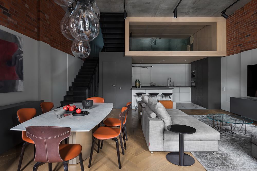 廣州市遠洋招商保利東灣其他復(fù)式裝修案例