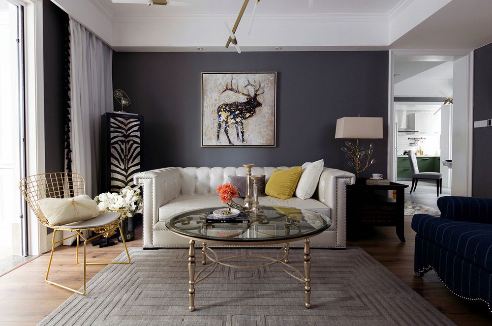 昭通市公務員小區(qū)歐式風格三居室裝修案例