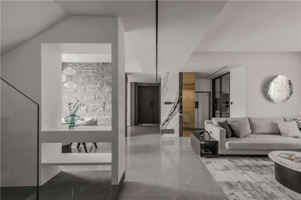 湛江市城市美林輕奢風格別墅裝修案例