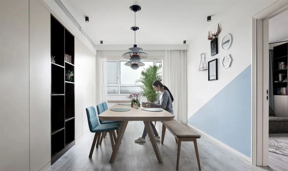 廣州市御華園北歐風(fēng)格三居室裝修案例