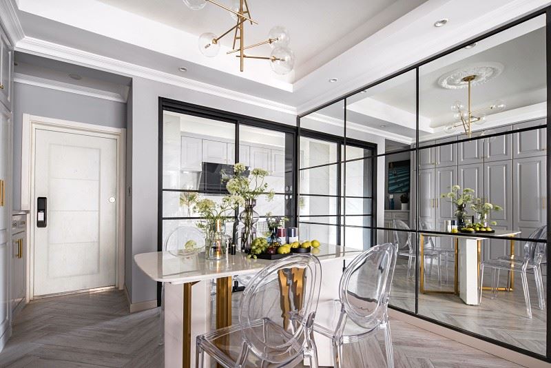 江門市江海碧桂園歐式風格三居室裝修案例