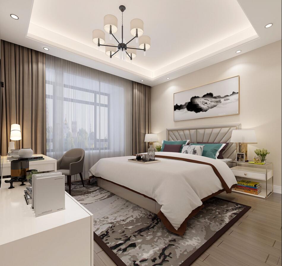 東岸竹園三居100平米-現(xiàn)代簡(jiǎn)約風(fēng)格裝修案例-主臥 東岸竹園三居100平米-現(xiàn)代簡(jiǎn)約風(fēng)格裝修案例-主臥