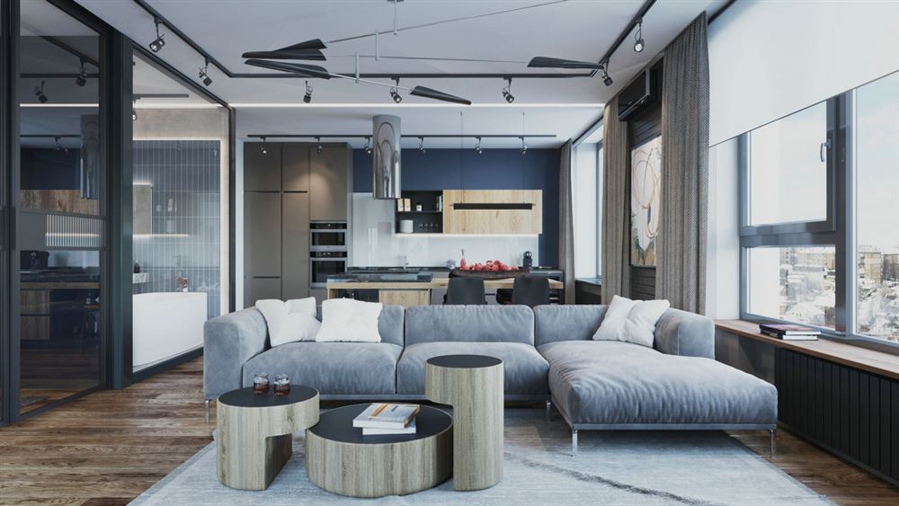 佛山市招商曦岸北歐風(fēng)格三居室裝修案例