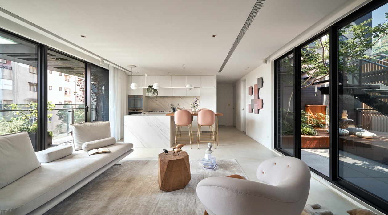 現(xiàn)代北歐風格室內家裝案例效果圖-客餐廳