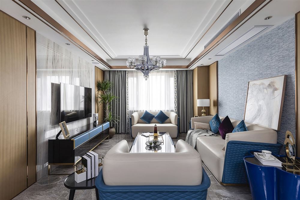 佛山市順德自在城歐式風(fēng)格三居室裝修案例