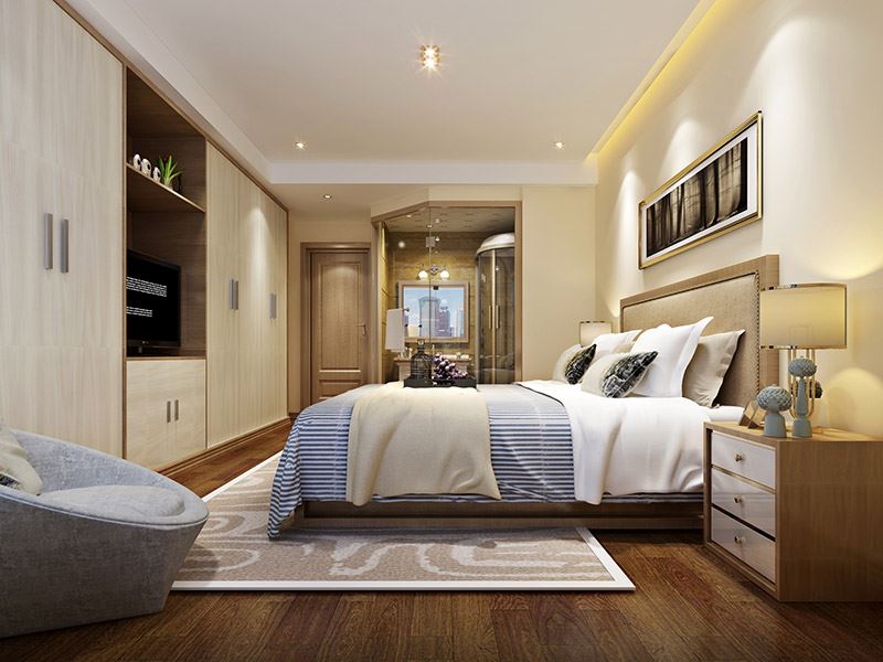 河源市霸王花&middot;麗江花園現(xiàn)代簡(jiǎn)約風(fēng)格四居室裝修案例