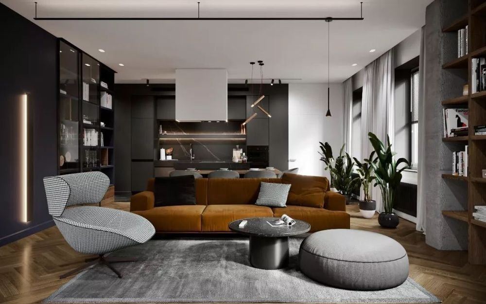 昭通市翠鑫苑北歐風(fēng)格三居室裝修案例