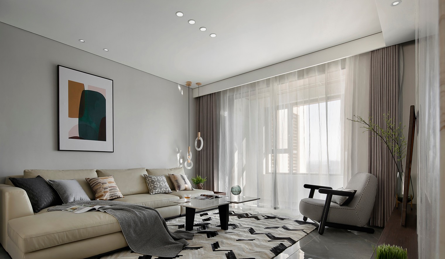 現(xiàn)代簡約風(fēng)格家裝設(shè)計(jì)室內(nèi)裝修效果圖-客廳 現(xiàn)代簡約風(fēng)格家裝設(shè)計(jì)室內(nèi)裝修效果圖-客廳