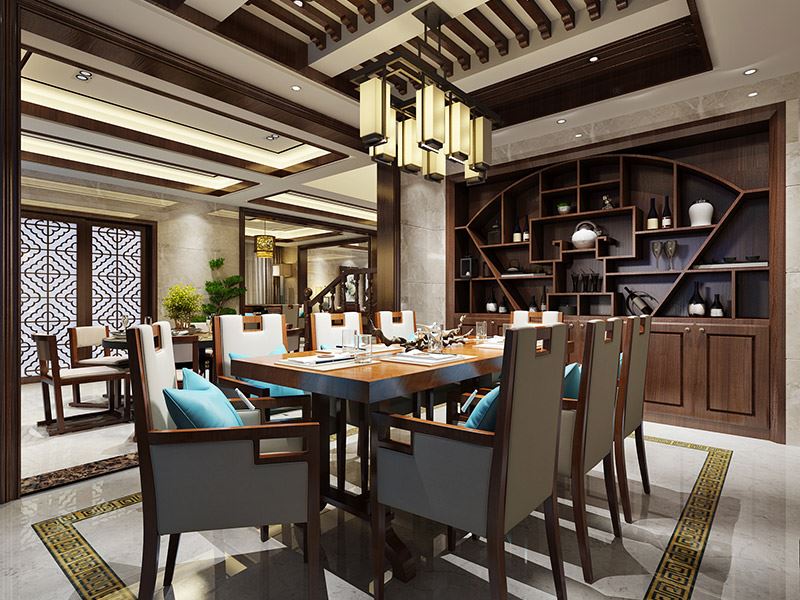 泰州市百富紳財(cái)富廣場小區(qū)新古典風(fēng)格三居室裝修案例