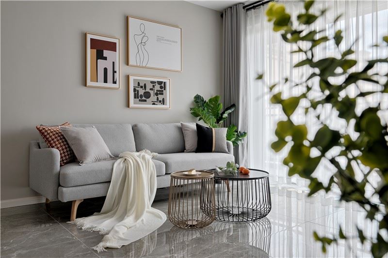 江門市五邑碧桂園北歐風(fēng)格三居室裝修案例