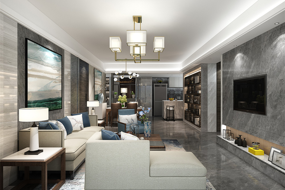 柳州101-200平米現(xiàn)代簡約風格富灣國際家裝設(shè)計案例