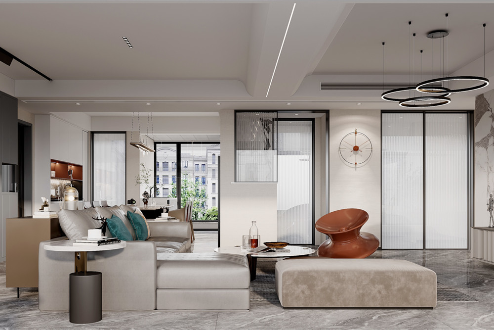 嘉興市百合花園現(xiàn)代簡約風(fēng)格三居室裝修案例