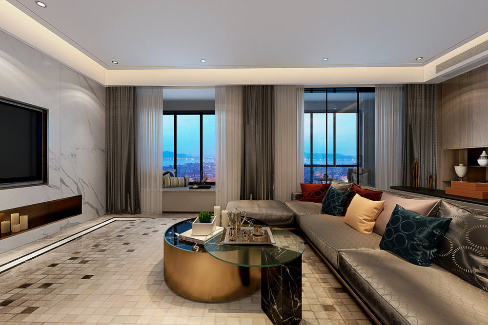 嘉興市碧桂園&middot;楓景尚院現(xiàn)代簡約風格三居室裝修案例