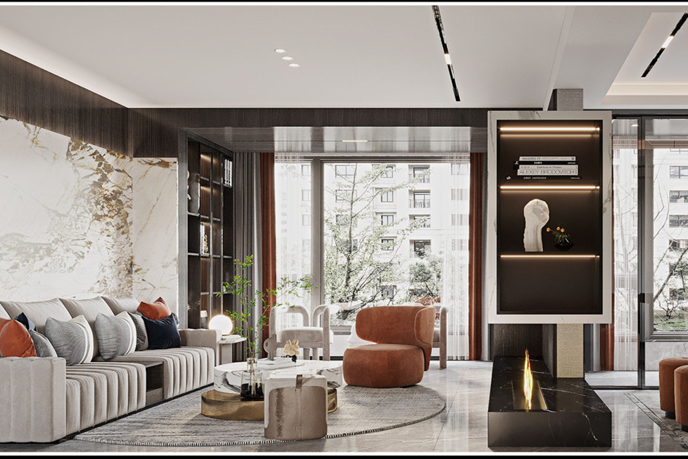 嘉興市碧桂園&middot;楓景尚院現(xiàn)代簡約風格三居室裝修案例