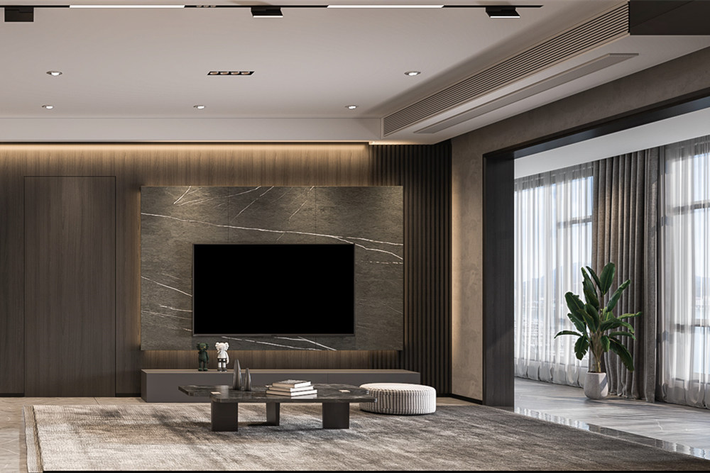 連云港市秀逸蘇杭東苑現(xiàn)代簡約風(fēng)格三居室裝修案例