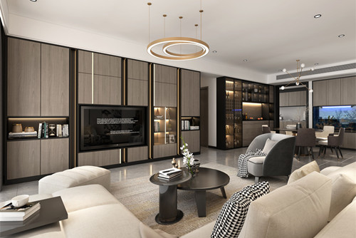 玉林市中央時代現(xiàn)代簡約風(fēng)格三居室裝修案例