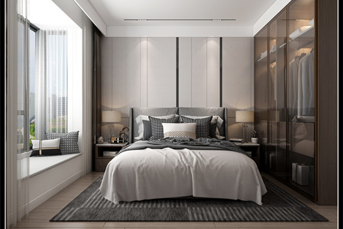 玉林市中宜尚品現(xiàn)代簡約風(fēng)格三居室裝修案例