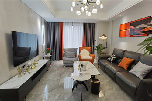 德陽市濱湖.之春現(xiàn)代簡約風格三居室裝修案例