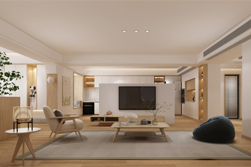 潮州市庵埠亨利路建行宿舍現(xiàn)代簡(jiǎn)約風(fēng)格三居室裝修案例