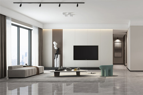 ?？谑泻豌Ｌ母F(xiàn)代簡約風(fēng)格三居室裝修案例