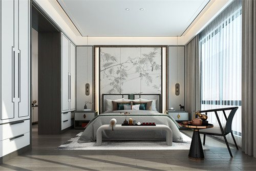 ?？?01-300平米新中式風(fēng)格長(zhǎng)怡花園家裝設(shè)計(jì)效果圖