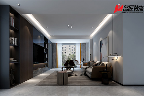 臺州市碧湖山莊現(xiàn)代簡約風(fēng)格三居室裝修案例