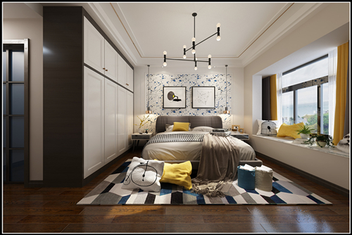 佛山市恒大雅苑現(xiàn)代簡(jiǎn)約風(fēng)格三居室裝修案例