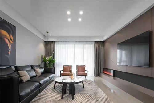 云浮市東方明珠現(xiàn)代簡約風(fēng)格三居室裝修案例