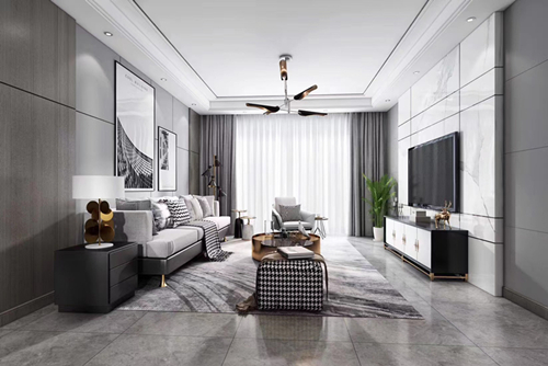 江門市雅逸尚都現(xiàn)代風格三居室裝修案例