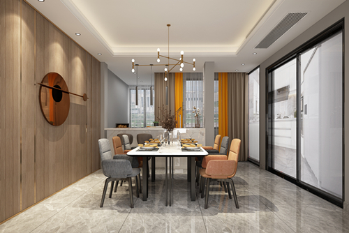 江門市碧華園現(xiàn)代風(fēng)格四居室裝修案例