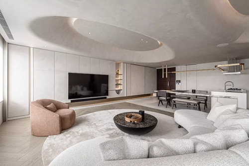 韶關市中核錦苑現(xiàn)代簡約風格復式裝修案例