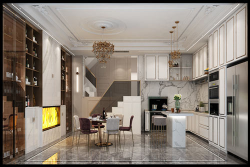 涼山彝族自治州碧桂園&middot;天樾現(xiàn)代簡約風(fēng)格別墅裝修案例