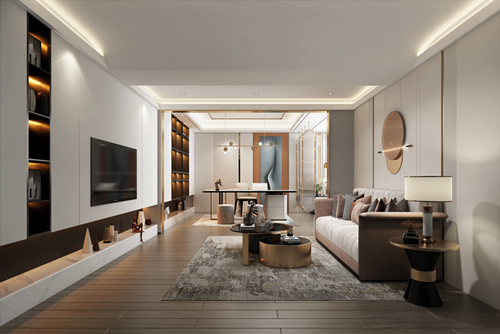 ?？谑懈蹗u花園現(xiàn)代風格別墅裝修案例