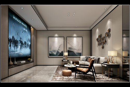 ?？谑胁擦治髟番F(xiàn)代風格平層裝修案例