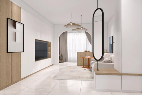 汕頭市正悅?cè)A府現(xiàn)代簡(jiǎn)約風(fēng)格三居室裝修案例