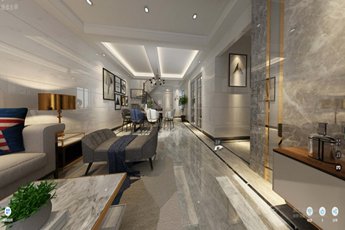 廣州市敏捷&middot;麗都輕奢風(fēng)格復(fù)式裝修案例