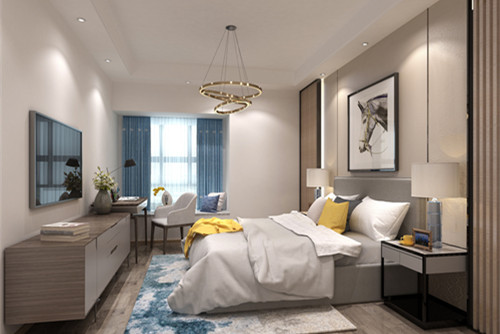 中山市越秀星匯品峰新中式風格別墅裝修案例