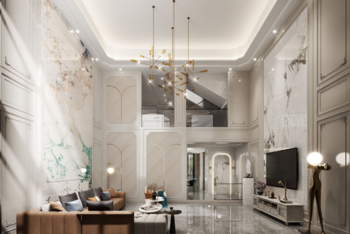 潮州市碧桂園&middot;天璽灣(潮州)輕奢風(fēng)格別墅裝修案例