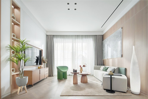 江門市嶺江一品北歐風格三居室裝修案例