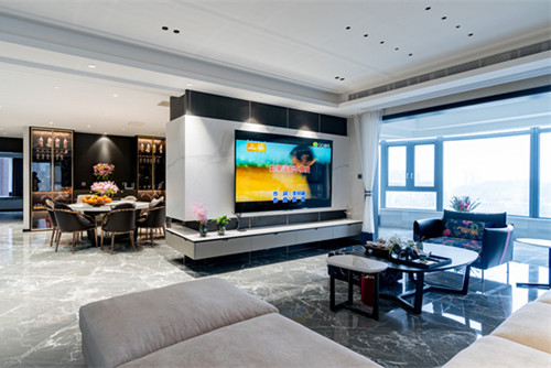 德陽(yáng)市凱麗景湖現(xiàn)代簡(jiǎn)約風(fēng)格四居室裝修案例